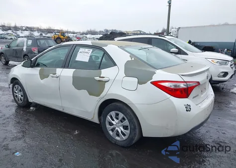 2014 Toyota Corolla Le Eco z USA, uszkodzony, nr VIN 5YFBPRHE5EP074682